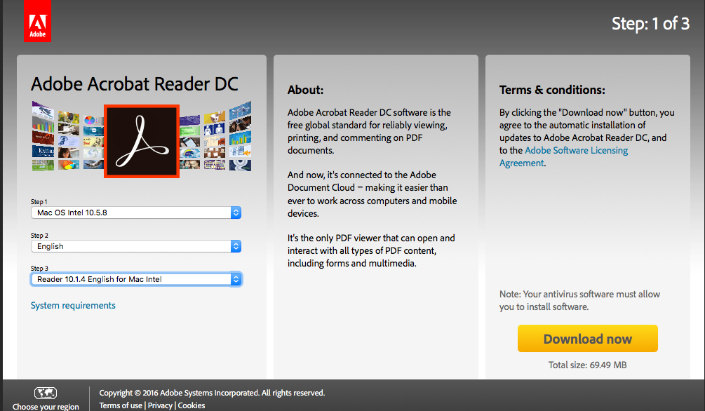 Adobe reader dc mac download